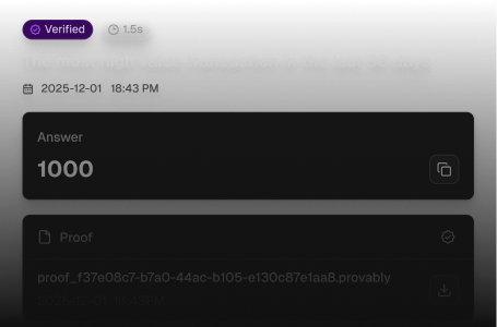 Verifiable data